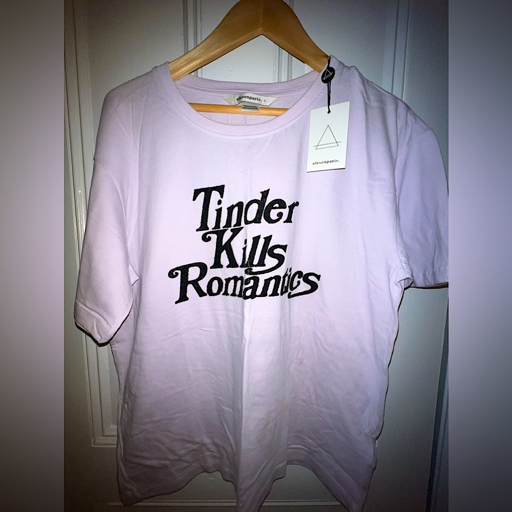 elevenparis “Tinder Kills Romantics” Tshirt.